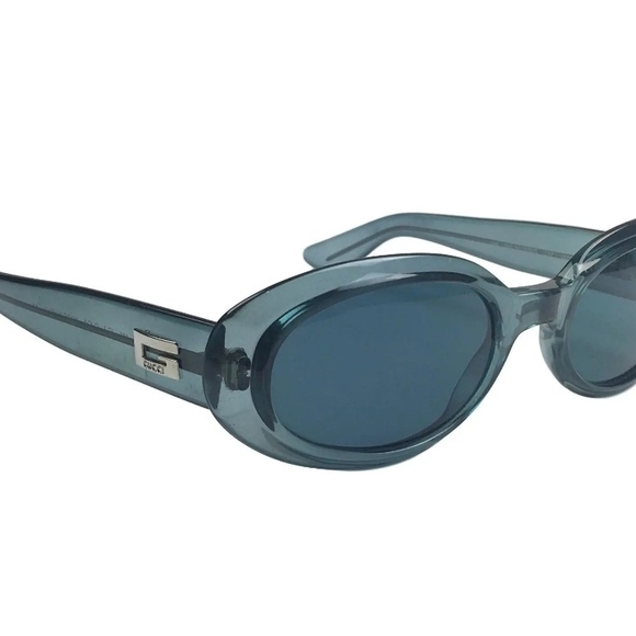 Authentic Vintage Blue Gucci Sunglasses - Picture 2 of 8
